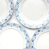 8 assiettes anciennes à la frise d'étoiles
