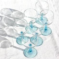 8 verres ballon sur pied
