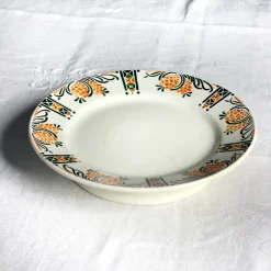 Assiette sur pied aux ananas