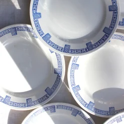 Assiettes art déco de Gien
