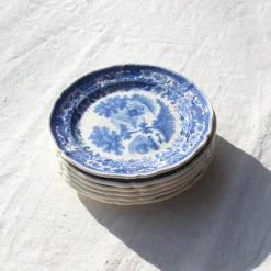 Assiettes au décor bleu Burgenland