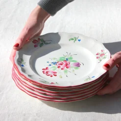 Assiettes en faïence de Lunéville