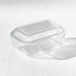 Beurrier en verre directoire