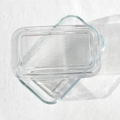 Beurrier en verre directoire