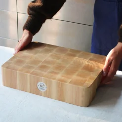 Billot de boucher en bois