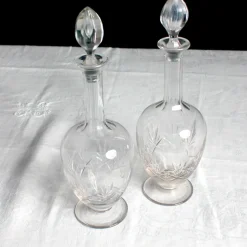 Carafe en cristal taillé
