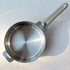 Casserole en inox 18/10 avec manche amovible