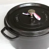 Cocotte ronde en fonte noire