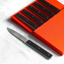 Coffret de six couteaux de table