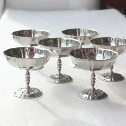 Coupes à glace en métal inox