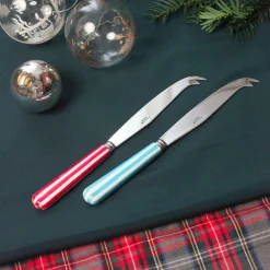 Couteau à fromage manche à rayures