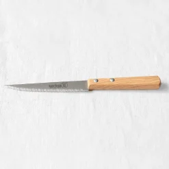 Couteau à steak inox manche en bois