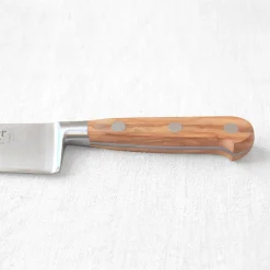 Couteau de chef lame 20cm et manche en bois d’olivier