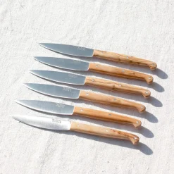 Couteau de table manche en olivier