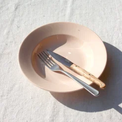 Couteau de table manche en olivier