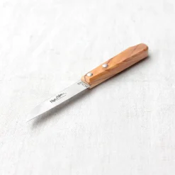 Couteau stylet en inox manche en olivier