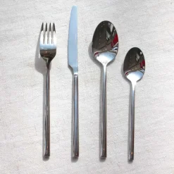 Couverts 100% inox manches droits