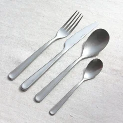 Couverts 100% inox mat