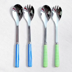 Couverts à salade colorés