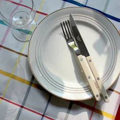 Couverts bistrot beige