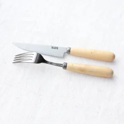 Couverts de table manche en bois de buis