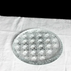 Dessous de plat en verre transparent