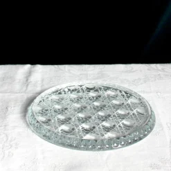 Dessous de plat en verre transparent