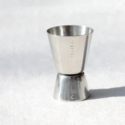 Double-mesure à alcool inox