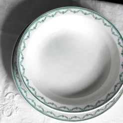 Duo de plats de service en terre de fer