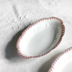 Duo de raviers en porcelaine