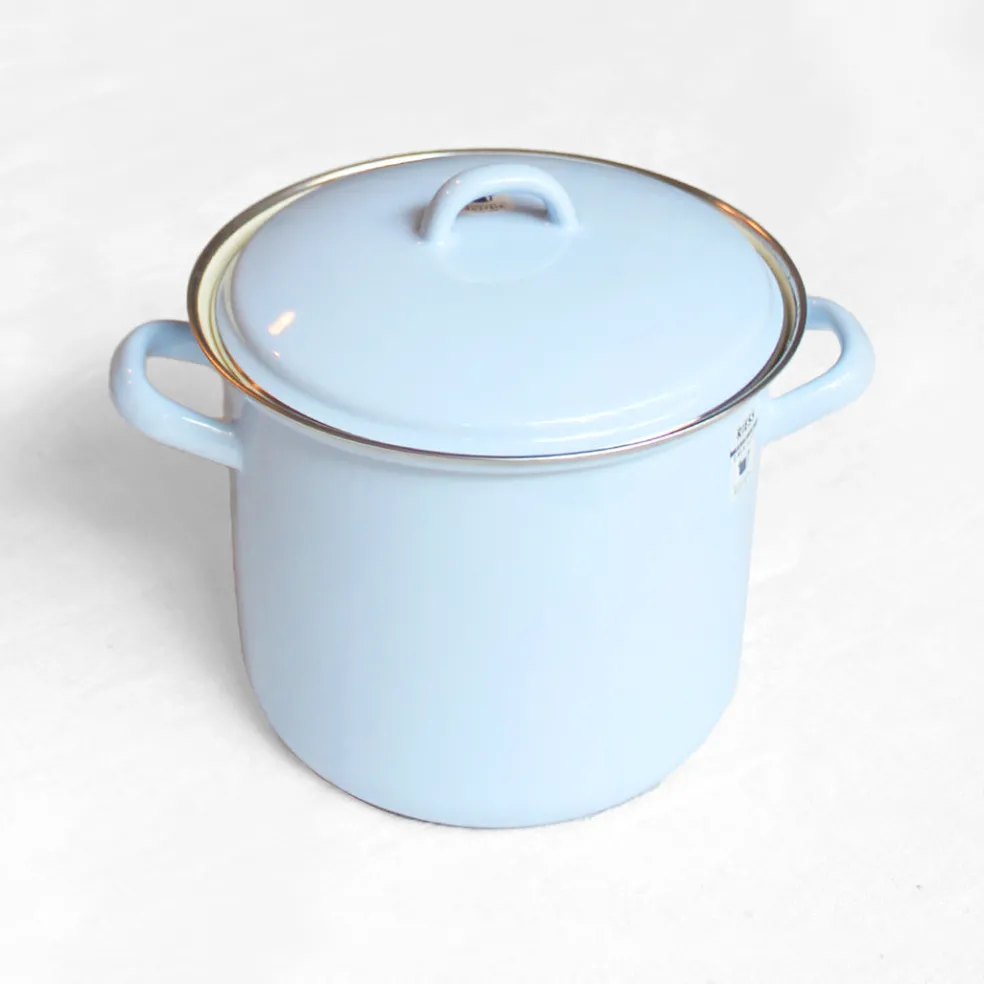 Faitout en émail coloré