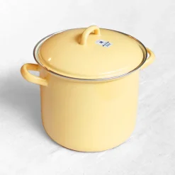 Faitout en émail coloré