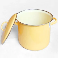 Faitout en émail coloré