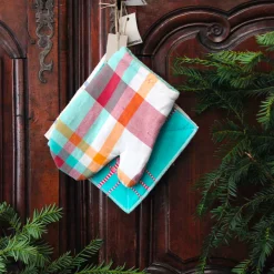 Gant de cuisine coloré upcyclé