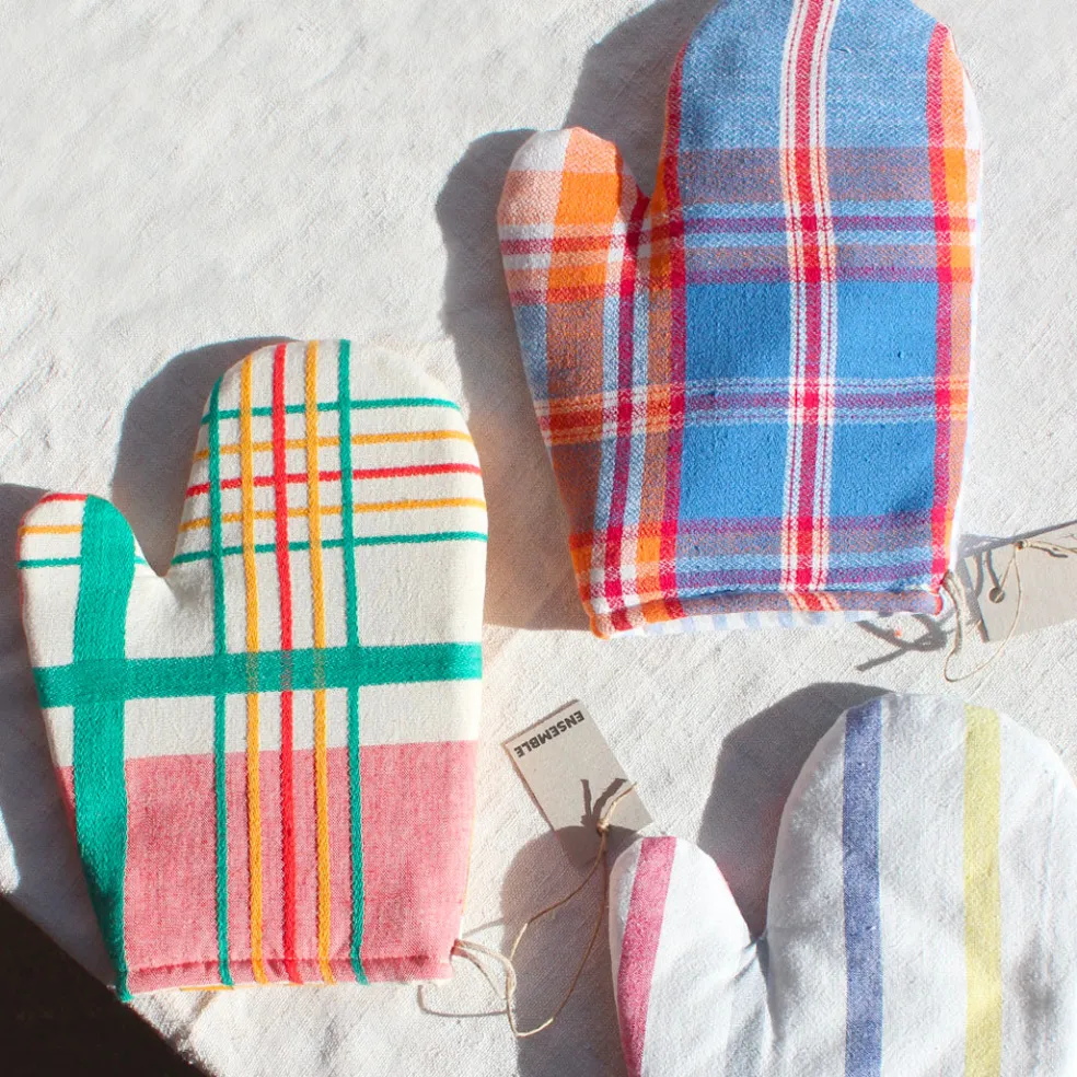 Gant de cuisine coloré upcyclé