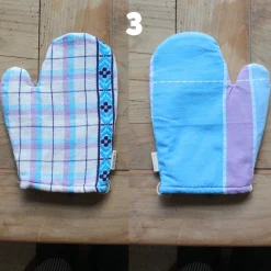 Gant de cuisine coloré upcyclé