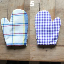 Gant de cuisine coloré upcyclé