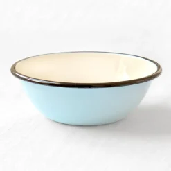 Grand bol en émail coloré