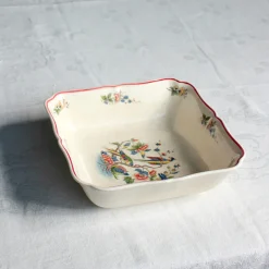 Grand ramequin rectangulaire au phoenix