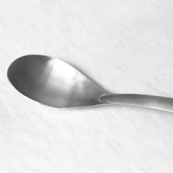 Grande cuillère de service en inox brossé