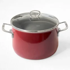 Grande marmite en acier émaillé