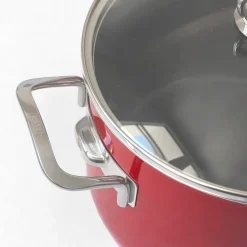 Grande marmite en acier émaillé