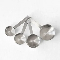 Lot de quatre cuillères mesures en inox