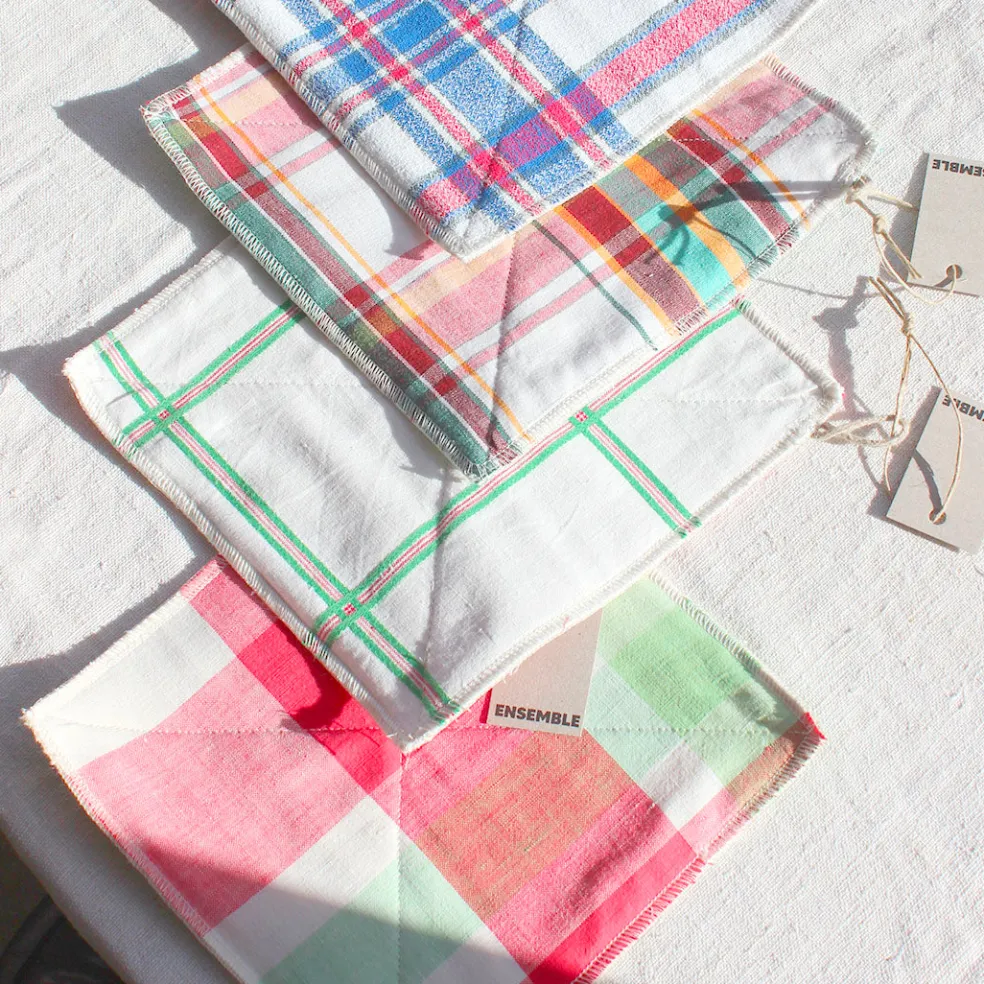 Manique de cuisine colorée upcyclée