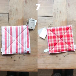 Manique de cuisine colorée upcyclée