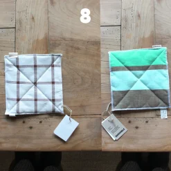 Manique de cuisine colorée upcyclée