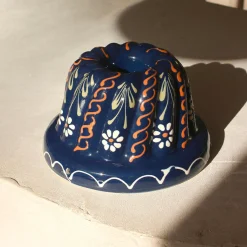 Moule à kouglof en terre cuite vintage