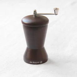 Moulin à muscade en bois avec manivelle