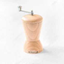 Moulin à muscade en bois avec manivelle