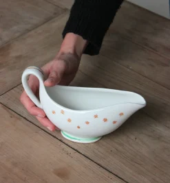 Petite saucière en faïence